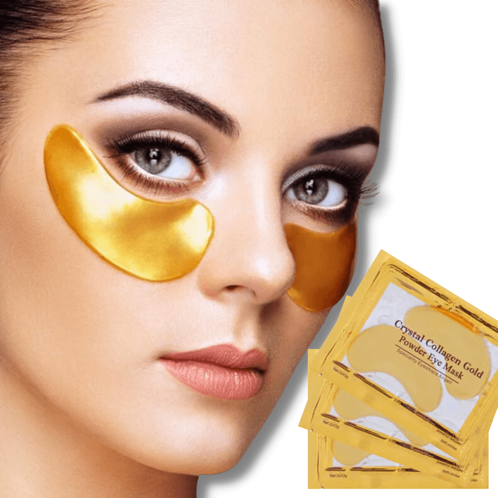 Maschera per gli occhi al collagene d'oro 24K (3 paia) - SkinHarmony®